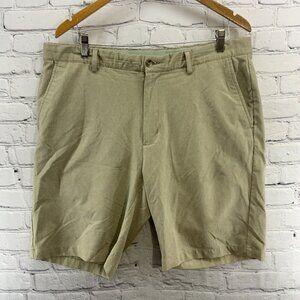 Greg Norman Khaki Shorts Mens Sz 38 Beige Casual